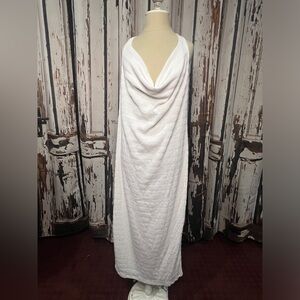 AKIRA Strapless White Maxi Dress